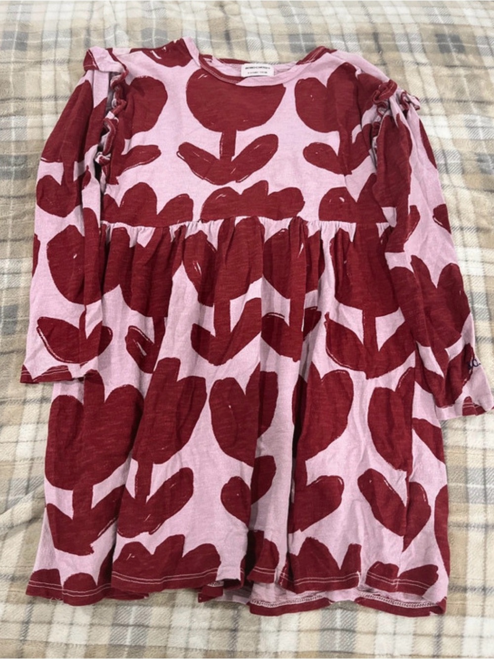 Bobo Choses Flower AOP LS Dress